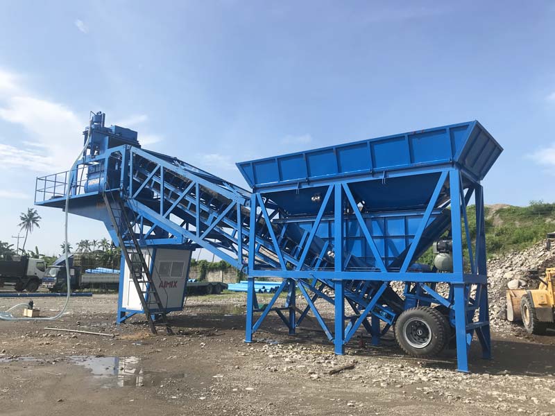 Mobile Concrete Batch Plant