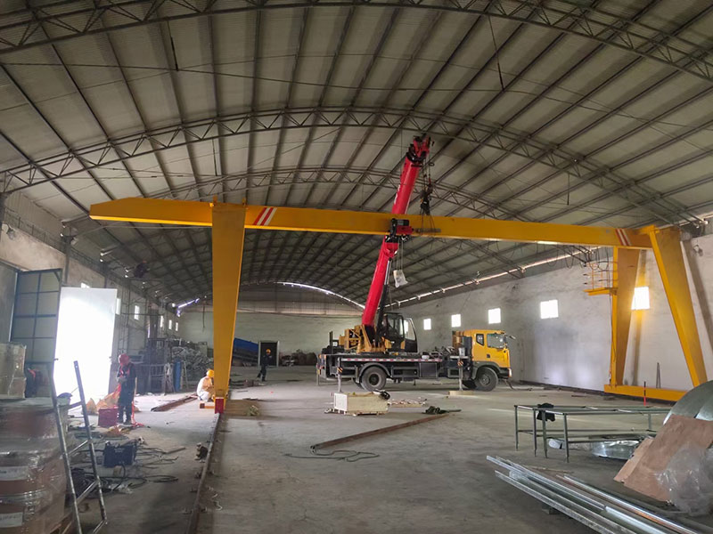 Single Girder Gantry Crane for Sale