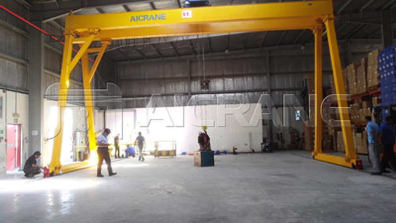 5 ton double girder gantry crane
