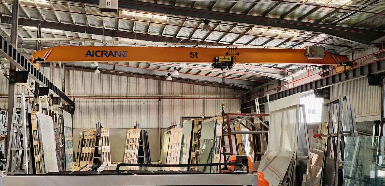 shop single girder overhead crane