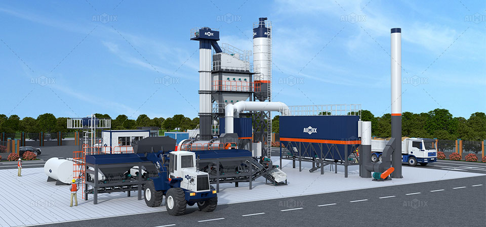 ALQ series stationary mini asphalt plant for sale